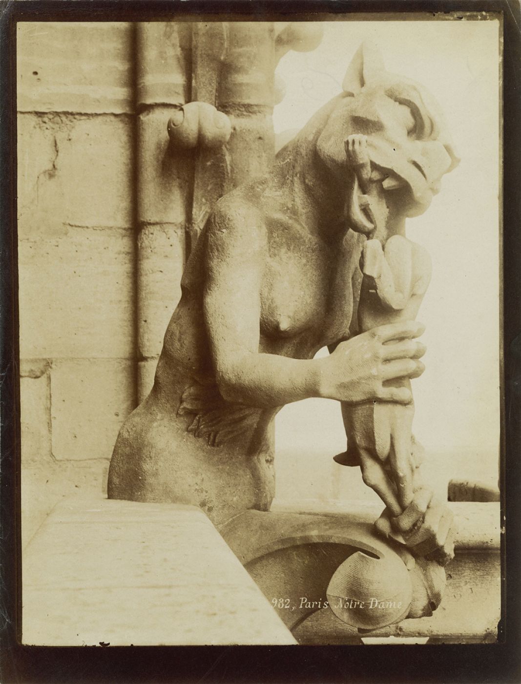 Anonymous, “Le monstre de Notre Dame de Paris”, 1870 ca.