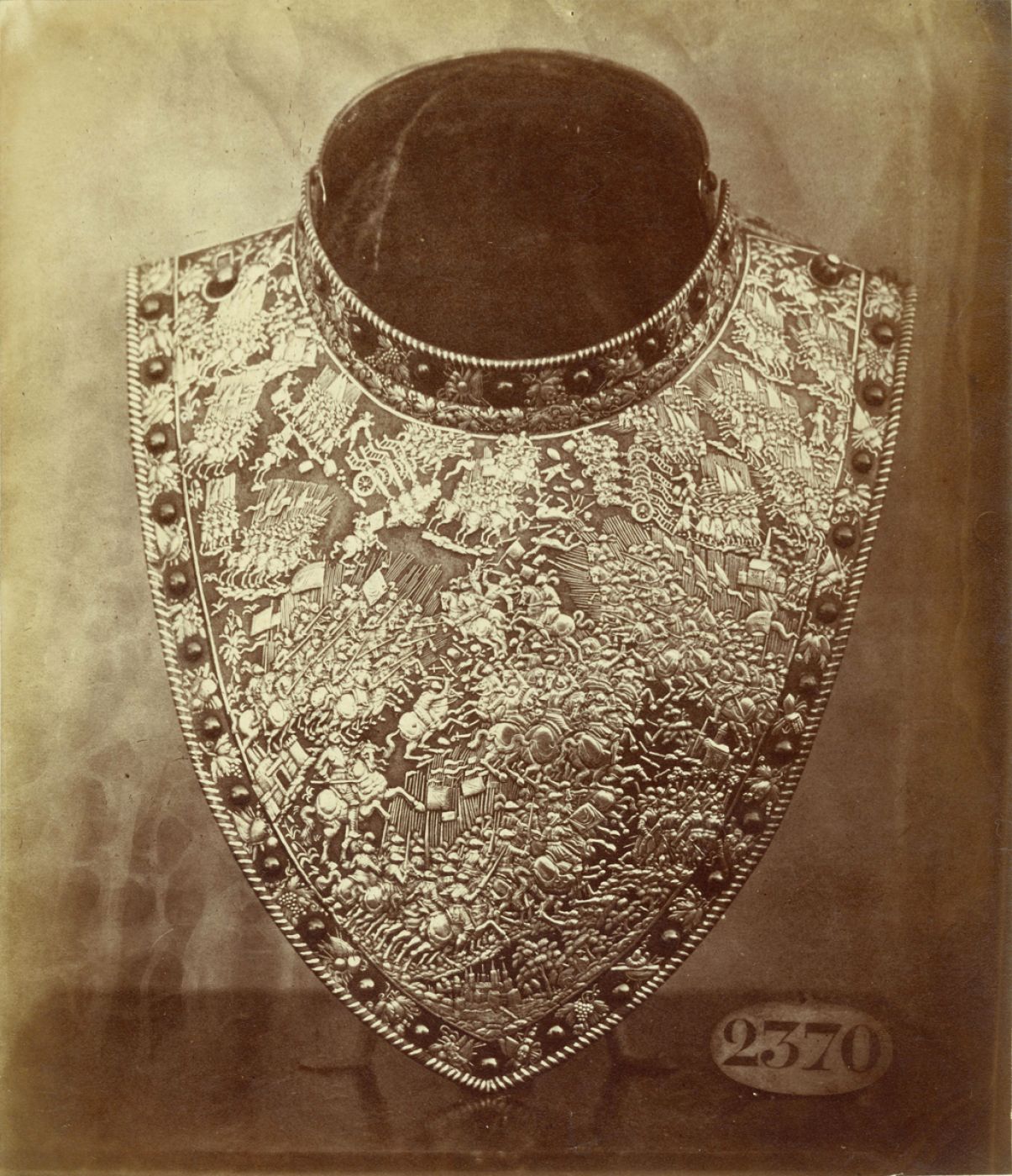 Jean Laurent, “Gorget of the armour of King Philip II”, 1870 ca.
