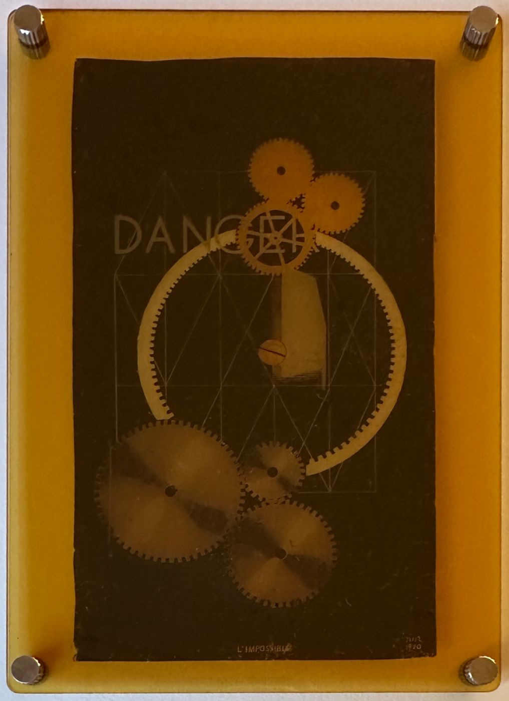 Man Ray, “Danger/Dancer”, 1920