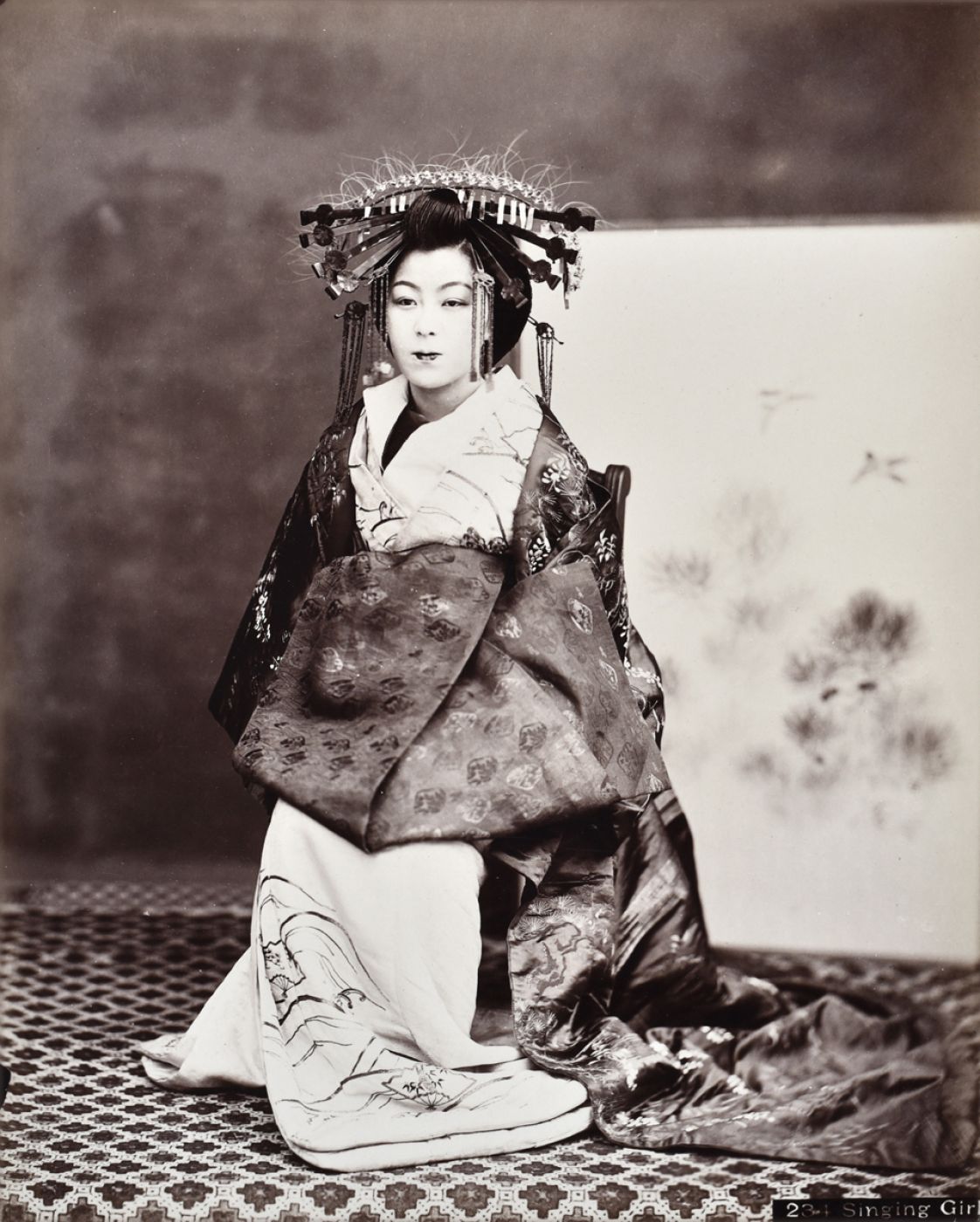 Tamamura Kōzaburō, “Oiran”, 1885 ca.