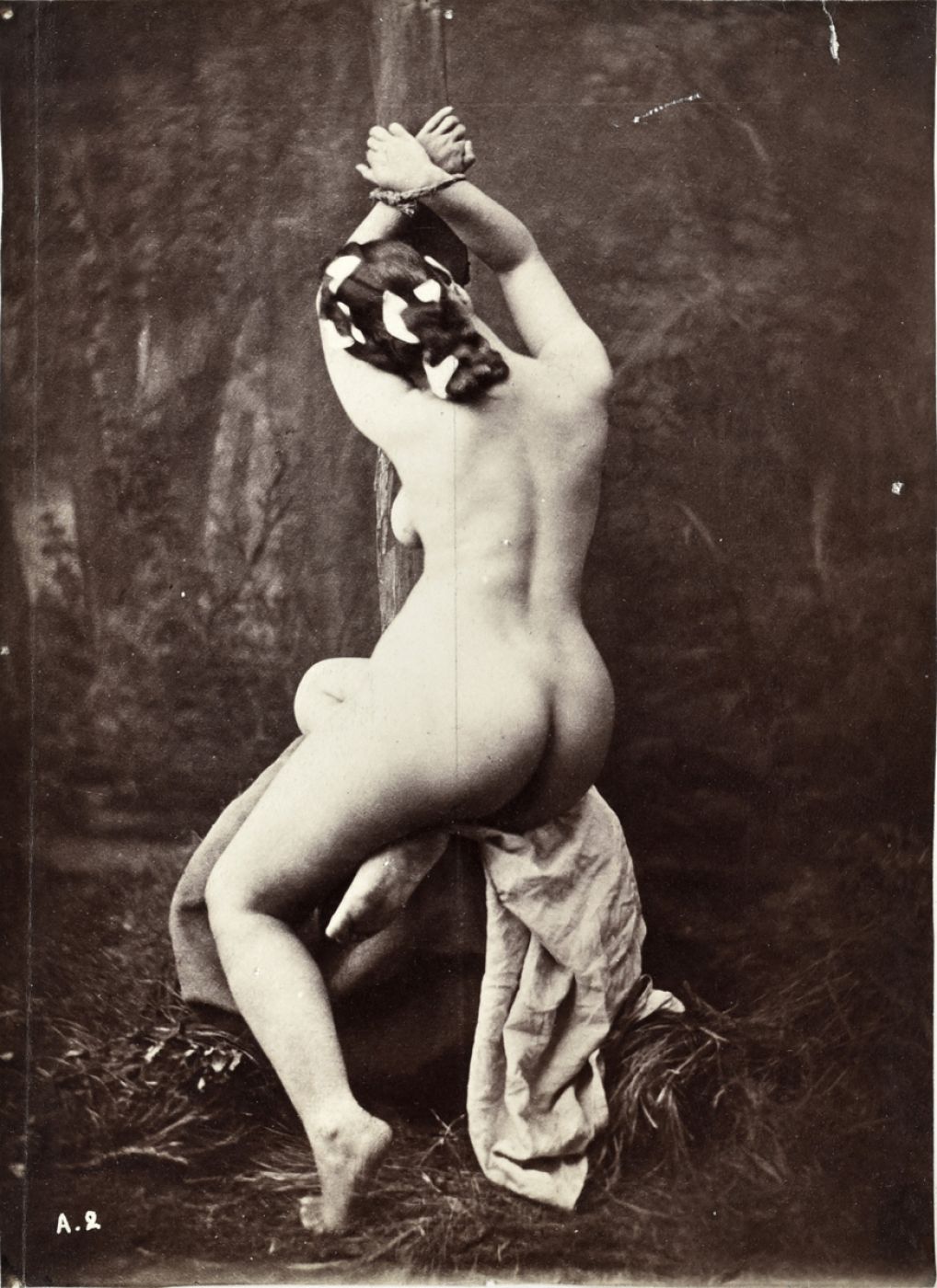 Louis Bonnard, “Étude de nu en studio”, 1875 ca.